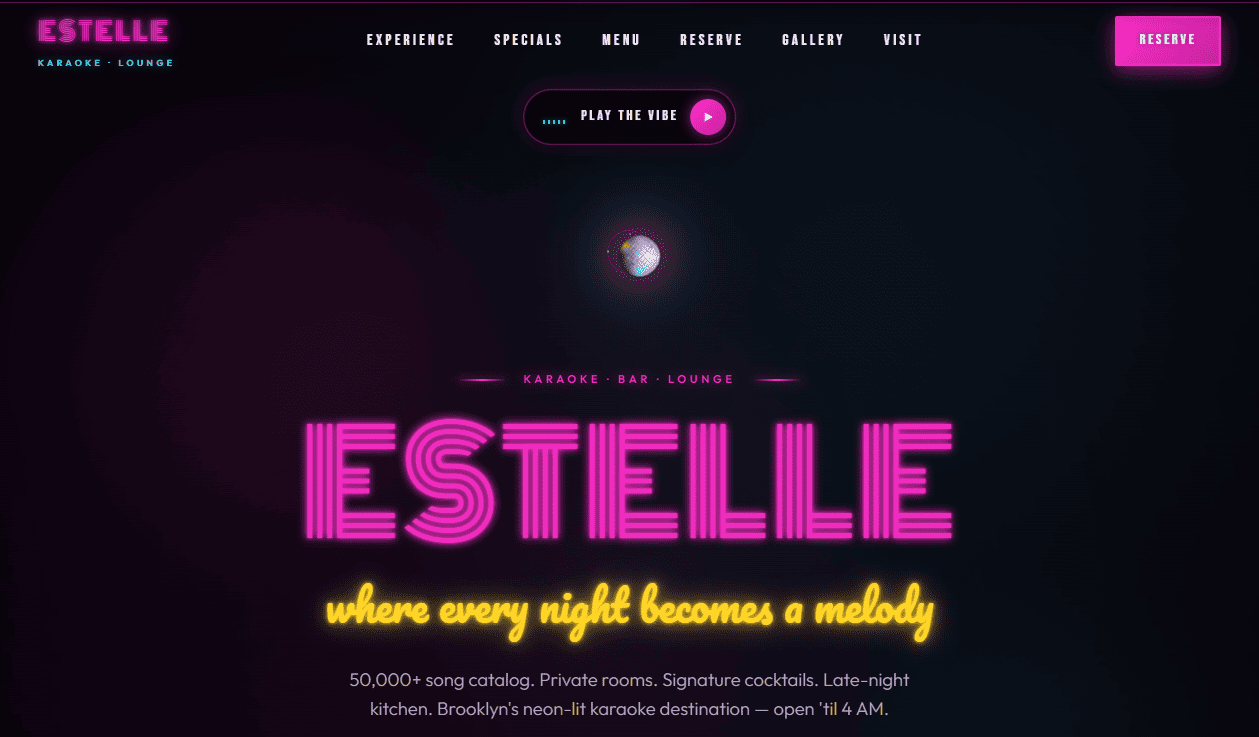 Disco-ball cursor on the live site